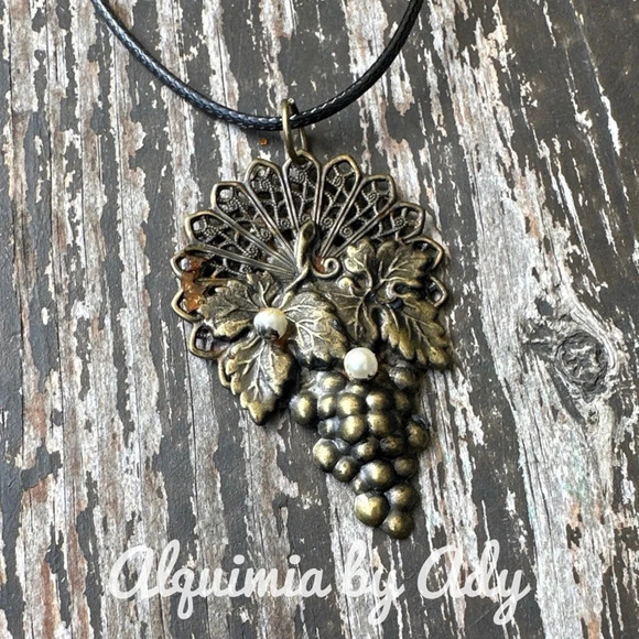 Alquimia by Ady Black and Silver Necklace - Picture 2 of 2